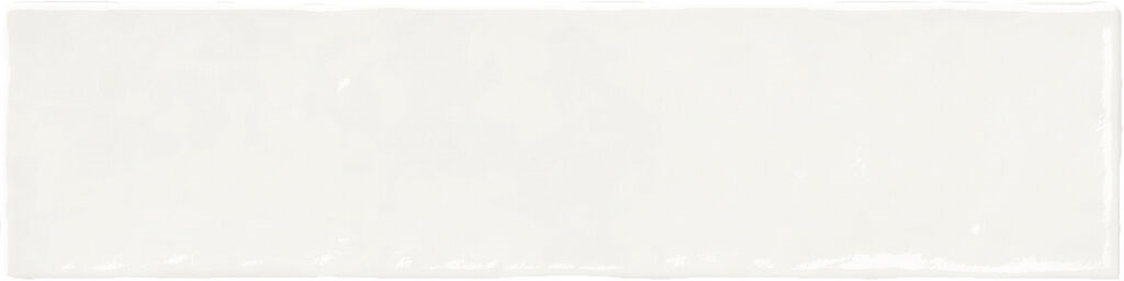 Wandtegel Moos White handvorm 6,5x26 glans