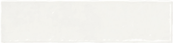 Wandtegel Moos White handvorm 6,5x26 glans