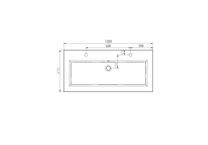 Badmeubel aktieset PL 120 HOOGGLANS WIT