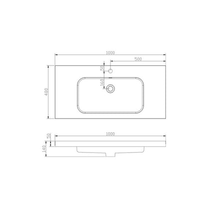 Badmeubel aktieset RN 100 Silver Grey