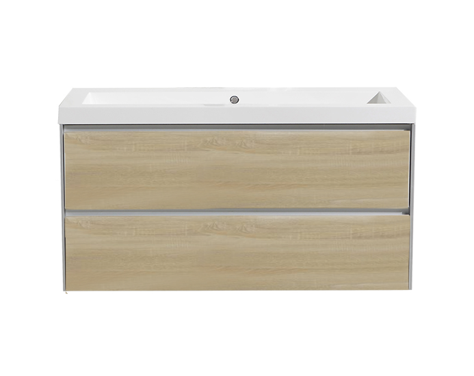 Badmeubel aktieset PL 100 LIGHTWOOD