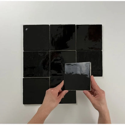 Oud Hollandse witjes Zwart 13x13