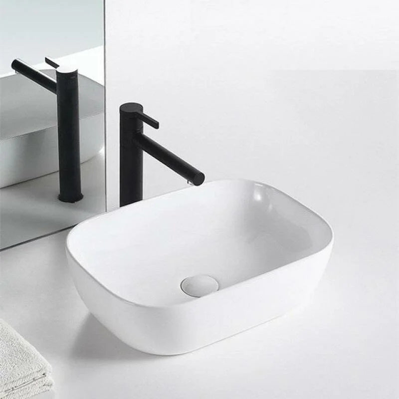 Waskom Opbouw Lorens Rechthoek 45.5x32.5x13.5cm Wit