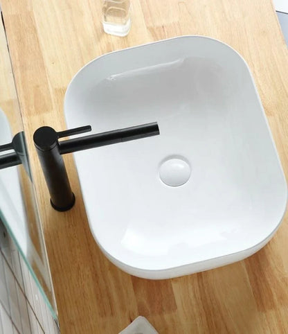 Waskom Opbouw Lorens Rechthoek 45.5x32.5x13.5cm Wit