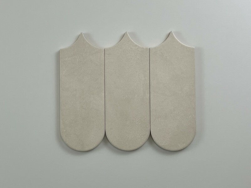 Wandtegel Alure Ivory visschub 8x21,5