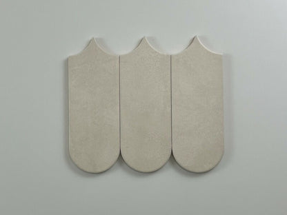 Wandtegel Alure Ivory visschub 8x21,5