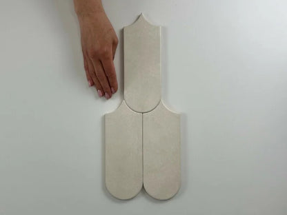 Wandtegel Alure Ivory visschub 8x21,5