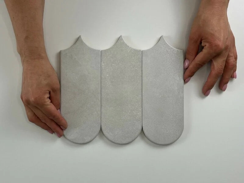 Wandtegel Alure Pearl visschub 8x21,5