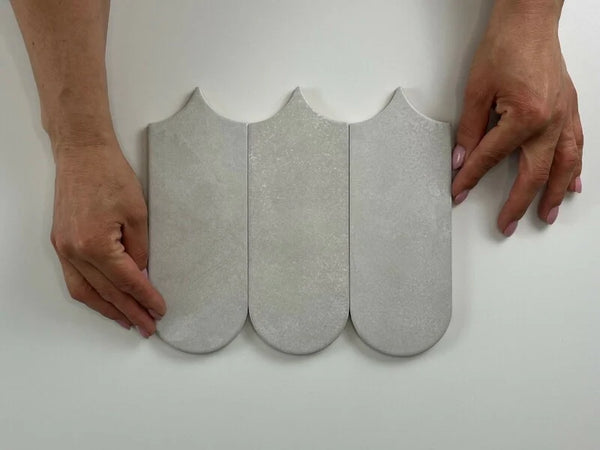 Wandtegel Alure Pearl visschub 8x21,5