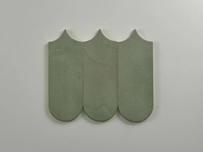 Wandtegel Alure Sage visschub 8x21,5