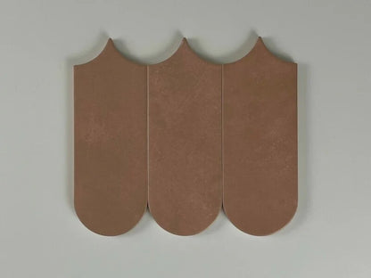 Wandtegel Alure Terra visschub 8x21,5