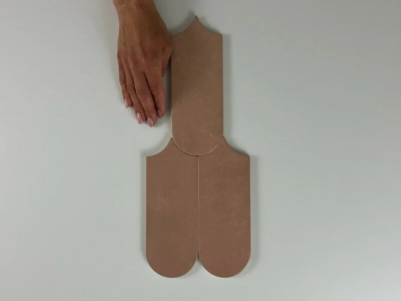 Wandtegel Alure Terra visschub 8x21,5