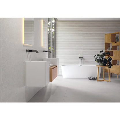 Vloertegel Borneo White 75x75 rett