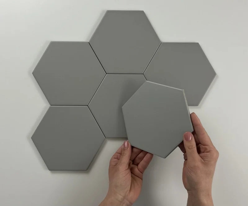 Hexagon Timeless Grey mat 15x17 vloertegel / wandtegel