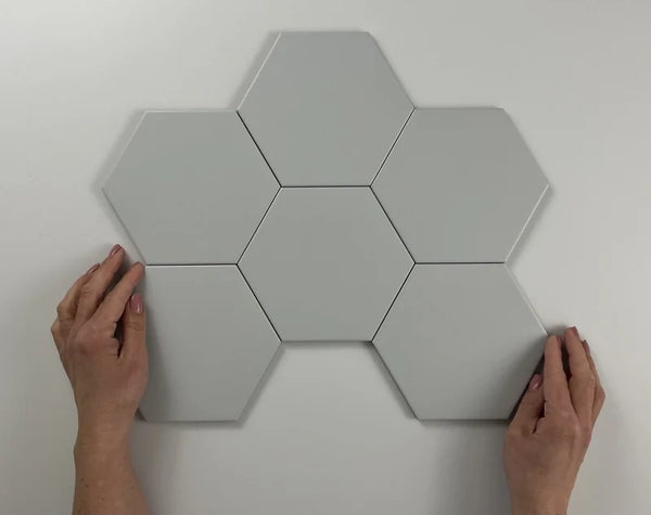 Hexagon Timeless Pearl mat 15x17 vloertegel / wandtegel