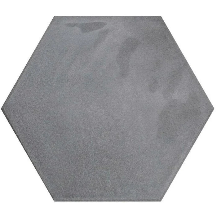 Hexagon Moon Grey glans 16x18