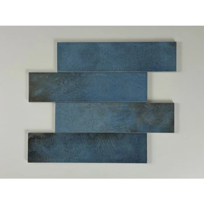 Wandtegel Moon Blue glans 7,5x30