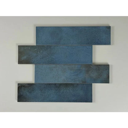 Wandtegel Moon Blue glans 7,5x30