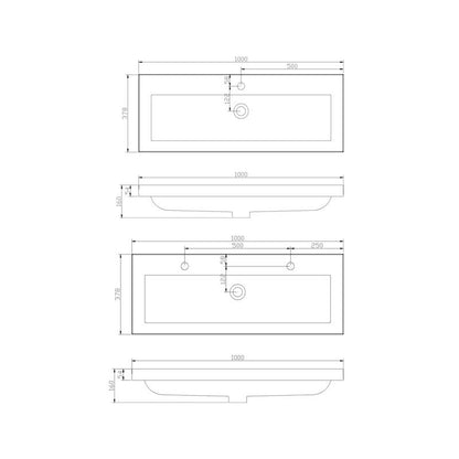 Badmeubel Compact Greeploos 100 Century Oak