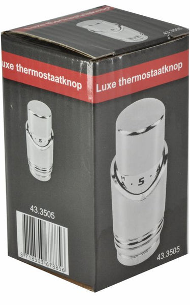 Wiesbaden luxe thermostaatknop M-30 chroom