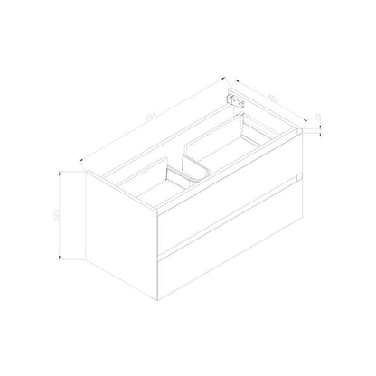 Badmeubel Infinity Century Oak 100