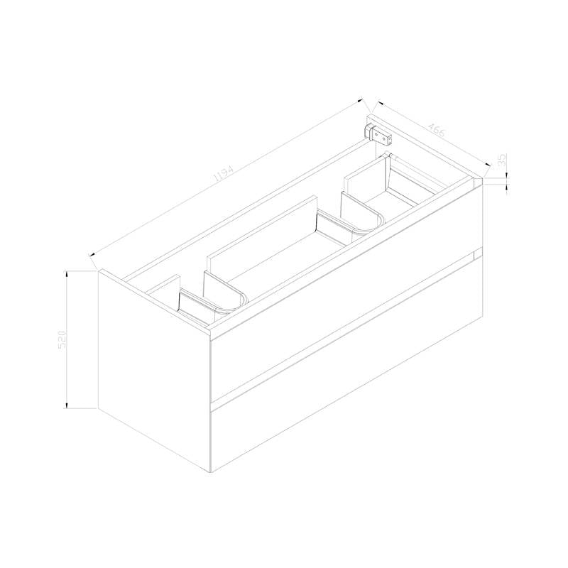 Onderkast Infinity Century Oak 120