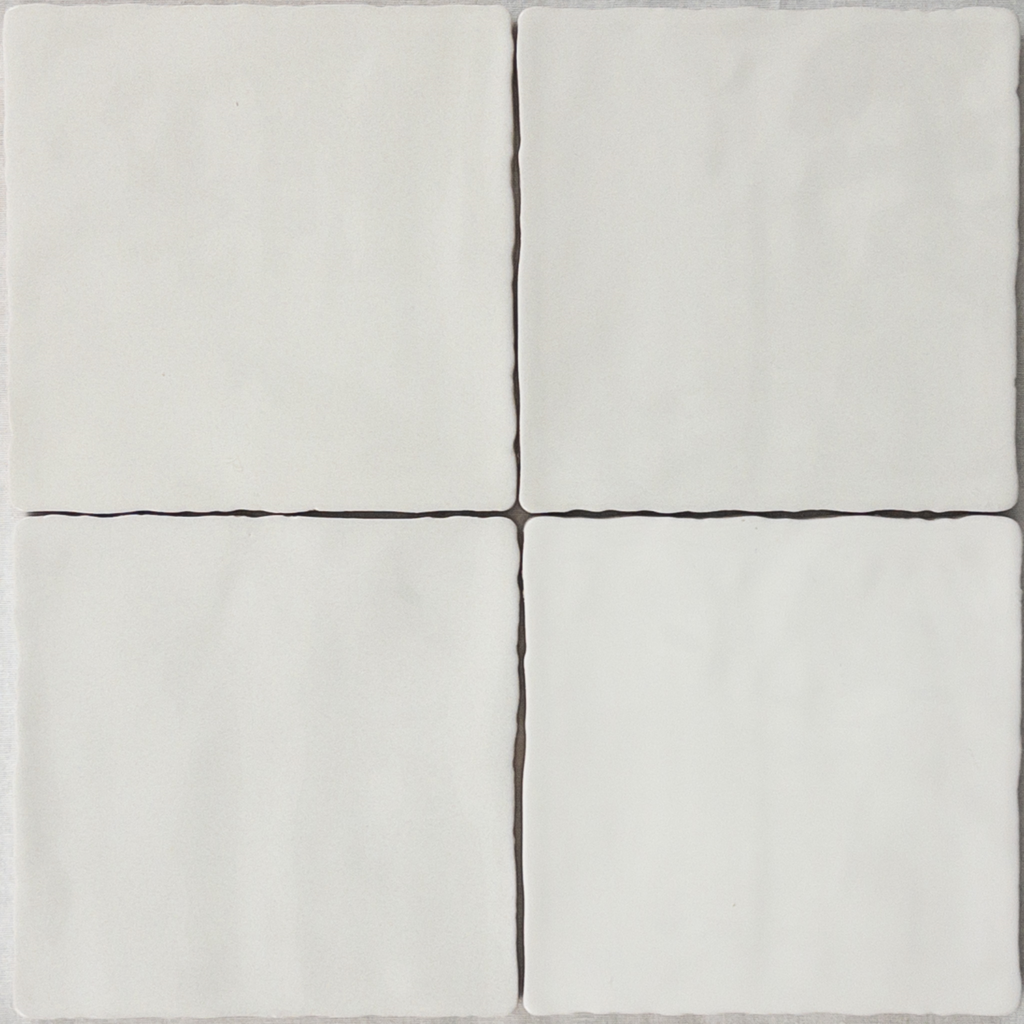 Moos White glans handvorm 13x13