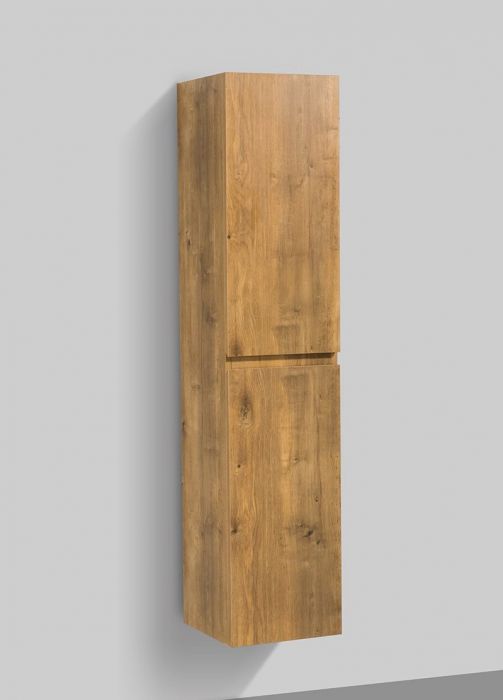 Badkamerkast Tieme in mat eiken 160x35x35cm