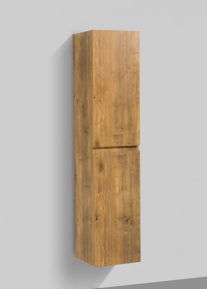 Badkamerkast Tieme in mat eiken 160x35x35cm