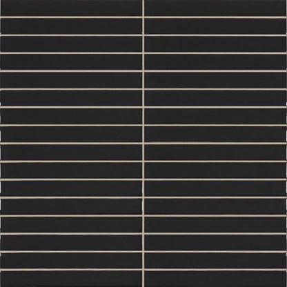 Pencil Kromo Black mozaiektegel 35x35