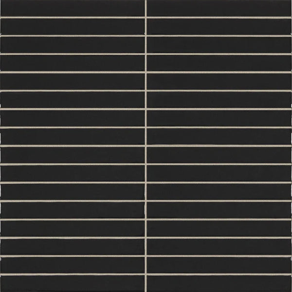 Pencil Kromo Black mozaiektegel 35x35