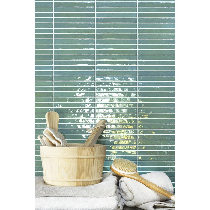 Pencil Kromo Sage mozaiektegel 35x35