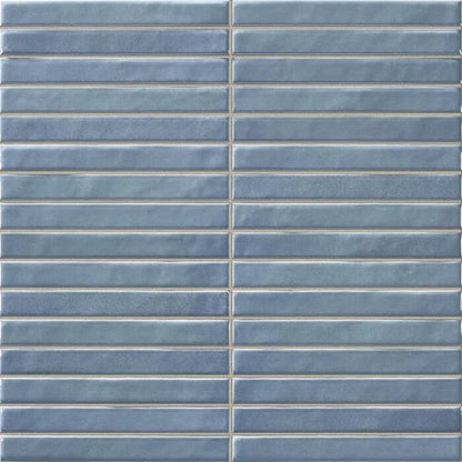 Pencil Kromo Teal mozaiektegel 35x35