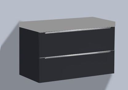 Onderkast Senza 80 Hoogglans Antraciet