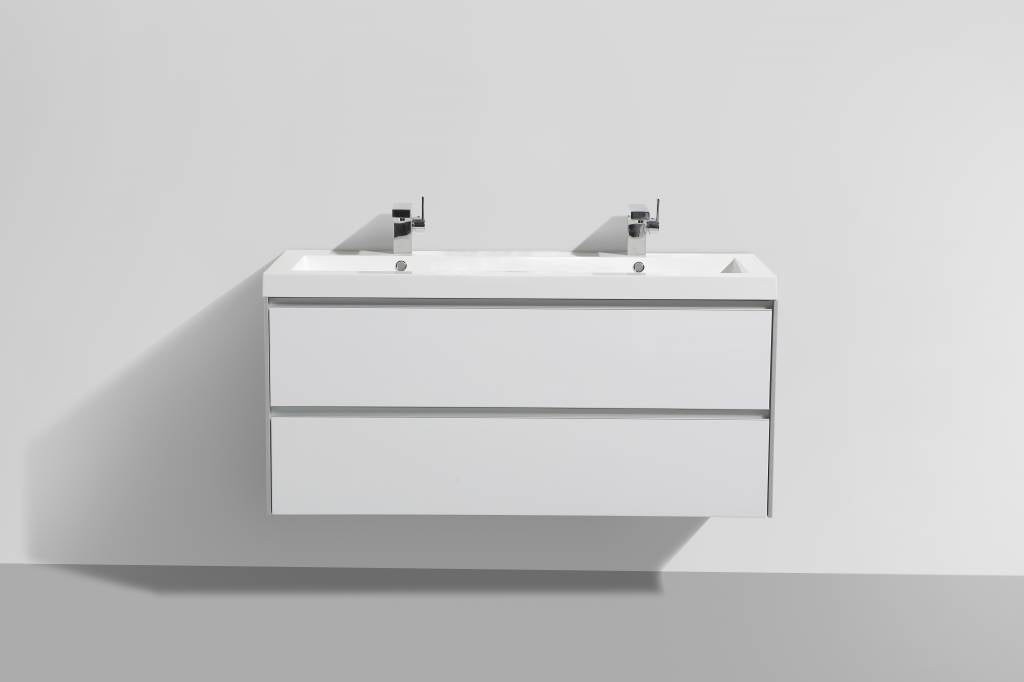 Badmeubel aktieset PL 120 HOOGGLANS WIT