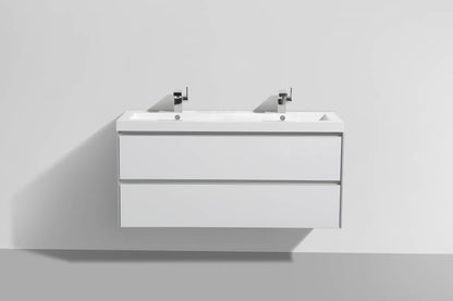 Badmeubel aktieset PL 120 HOOGGLANS WIT