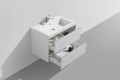 Badmeubel aktieset PL 80 HOOGGLANS WIT