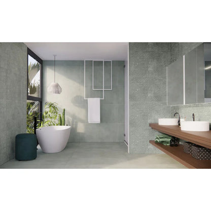 Beton Cire Bercy Salvia decor wandtegel 60x120 rett