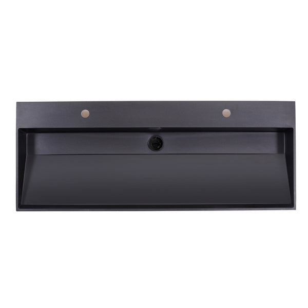 Wastafel Quartz Trend 120 cm Enkelbak zonder kraangaten