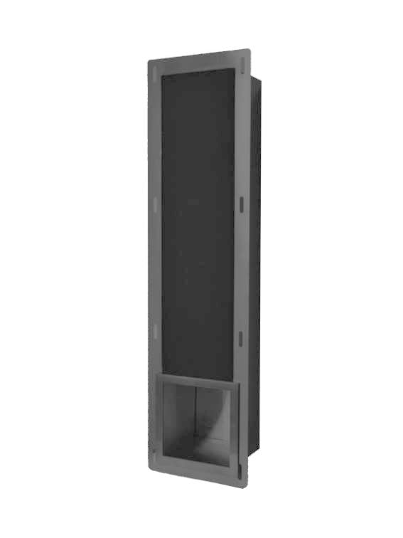 Inbouw reserve rolhouder Mat Zwart