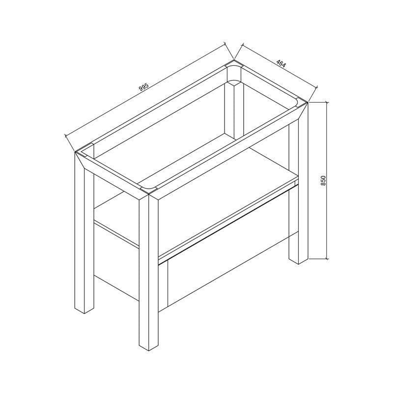 Onderkast Robusta 100