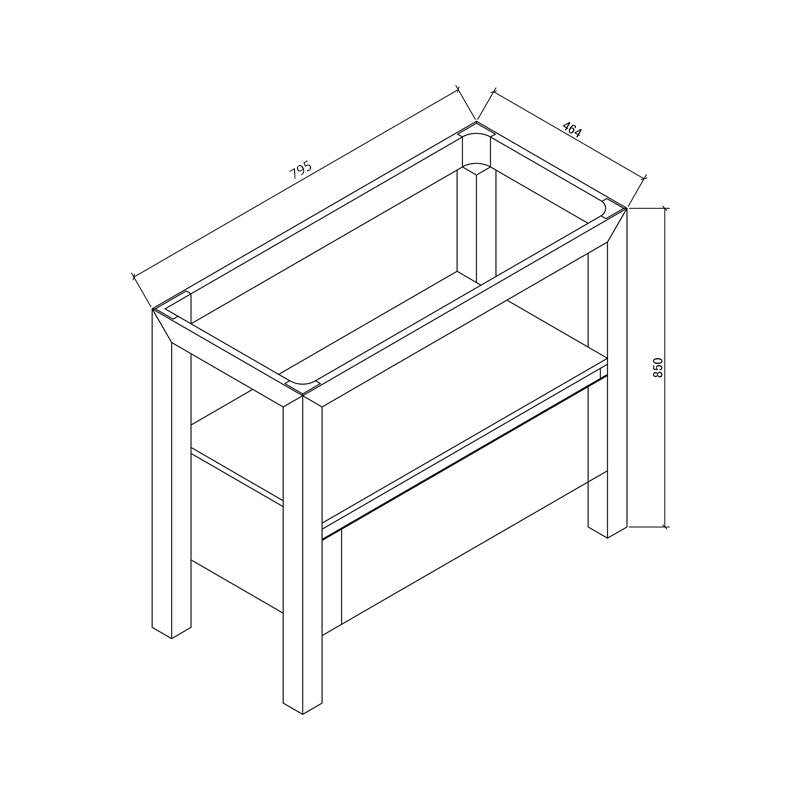 Badmeubel Robusta Trend 80