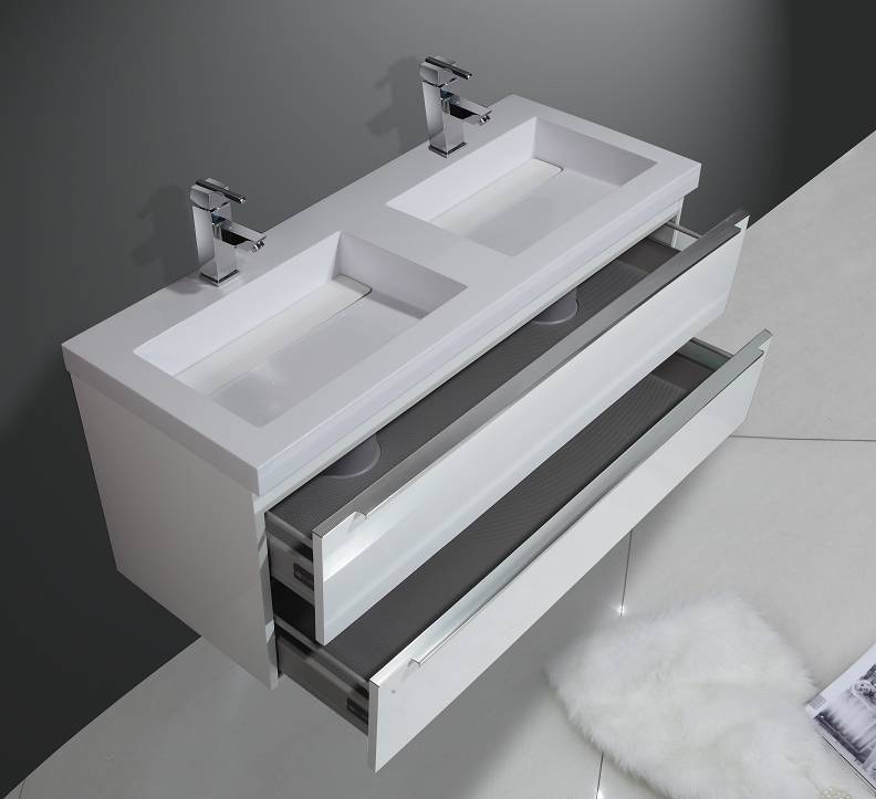 Badmeubel Senza 120 Hoogglans Wit