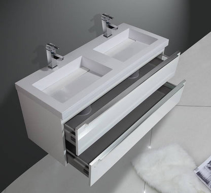 Badmeubel Senza 120 Hoogglans Wit