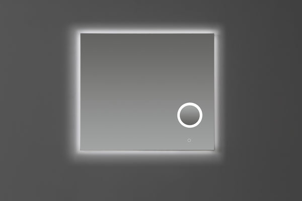 Spiegel LED verlichting met Make-Up Vergrootglas 3 Traps Dimbaar 80cm