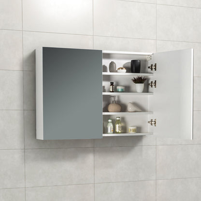 Spiegelkast Tieme in hoogglans wit 100x70x16cm