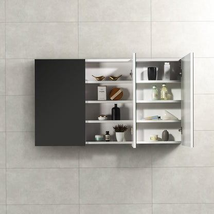 Spiegelkast Tieme in hoogglans wit 120x70x16cm