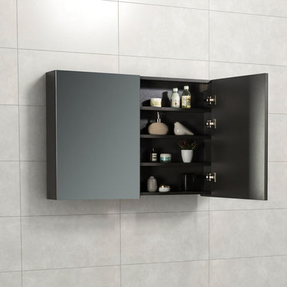 Spiegelkast Tieme in mat grijs 100x70x16cm