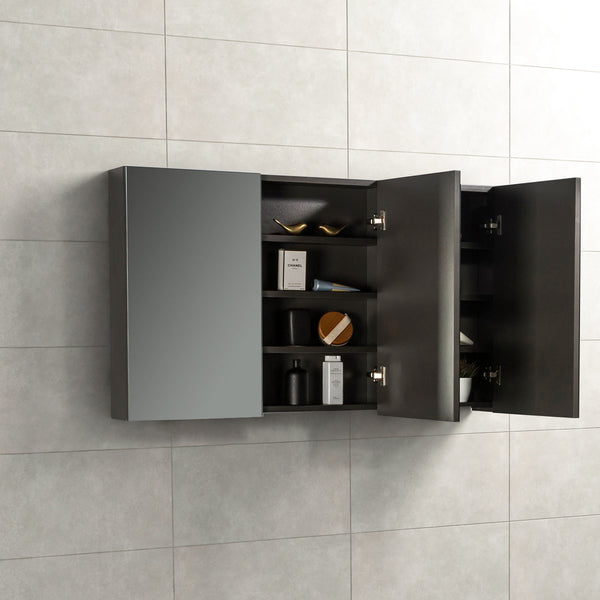 Spiegelkast Tieme in mat grijs 120x70x16cm