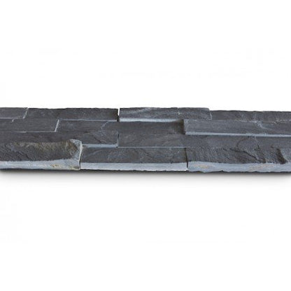 Wandtegel Steenstrips Louisiana 10x35 - Leisteen